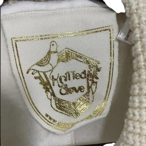 Womens Knitted Dove Ivory Knit Button-Front Belted Light-weight Jacket Size Sm - Picture 4 of 12